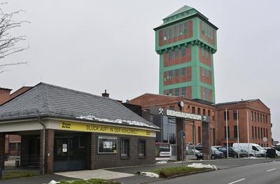 Bergbaumuseum Oelsnitz vor Neuer?ffnung-stock-foto