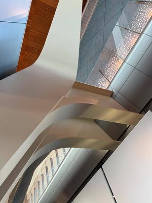 Doha International Airport Katar,20250107, Doha International Airport, Hamad, Details der Konstruktion *** Doha Internat-stock-foto