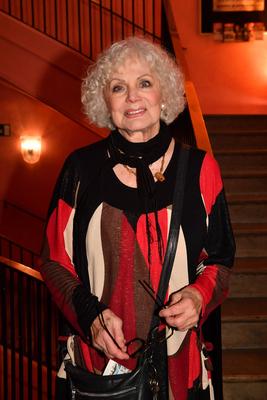 Christiane R?cker / Premiere / Hausmeister Krause du lebst nur zweimal / Kom?die im Bayerischen Hof / Theater / M?nchen-stock-foto