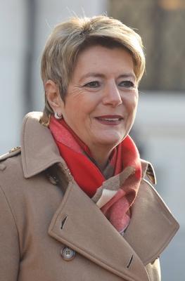 Besuch der Schweizer Pr?sidentin Karin KELLER SUTTER-stock-foto