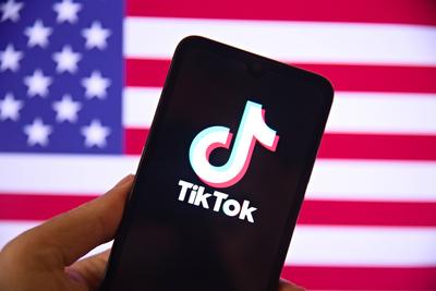 Tiktok prepares for ban in the us-stock-photo