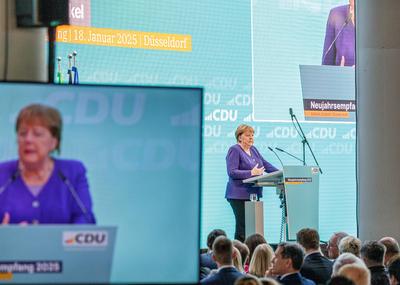 Traditioneller Neujahrsempfang der CDU Nordrhein-Westfalen-stock-foto