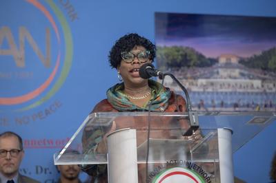 National action network marks martin luther king jr. Day-stock-photo