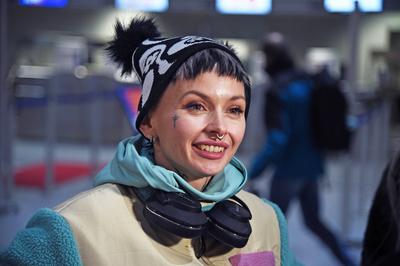 Edith Stehfest - Abflug der Kandidaten der RTL-TV-Show ICH BIN EIN STAR HOLT MICH HIER RAUS (Dschungelcamp) nach Austral-stock-photo