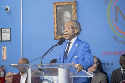 National action network marks martin luther king jr. Day-stock-photo