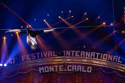 2 eme Spectacle de sélection du 47eme Festival International du cirque de Monte Carlo-stock-photo