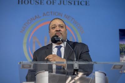 National action network marks martin luther king jr. Day-stock-photo