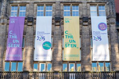 Chemnitz - Stadt Chemnitz startet in das Kulturhauptstadtjahr 2025-stock-foto