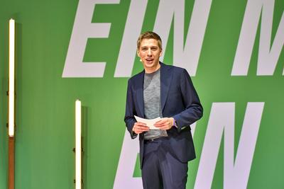Munich, Bavaria, Germany - January 18, 2025: Dominik Krause, Second Mayor of Munich and representative of the Green Part-stock-photo