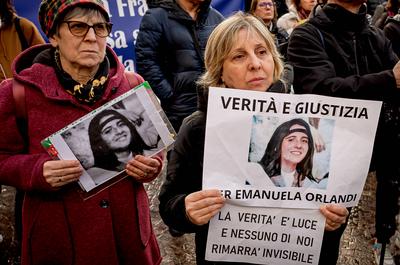 Demonstration held for Emanuela Orlandi on her birthday-stock-foto