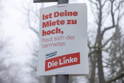 Wahlplakate in Berlin 2025-stock-foto
