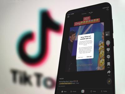 TikTok Stop Serving in the US-stock-foto