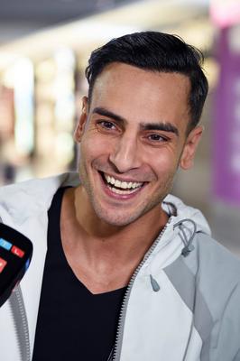Timur ?lker - Abflug der Kandidaten der RTL-TV-Show ICH BIN EIN STAR HOLT MICH HIER RAUS (Dschungelcamp) nach Australien-stock-photo