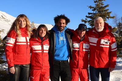 28eme Festival du Film de la Comedie de l'Alpe d'Huez. Vendredi 17 Janvier-stock-foto
