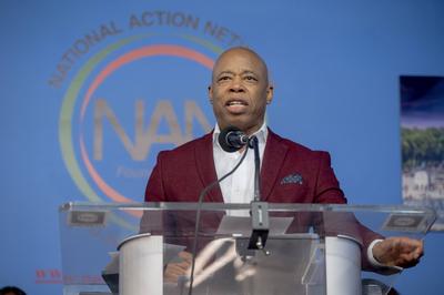 National action network marks martin luther king jr. Day-stock-photo
