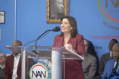 National action network marks martin luther king jr. Day-stock-photo