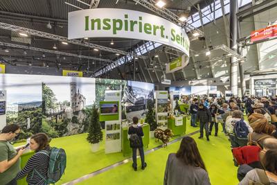 CMT in Stuttgart er?ffnet. Die Messe Caravan - Motor - Touristik gilt als erste Tourismusmesse im Jahr als Indikator f?r-stock-photo