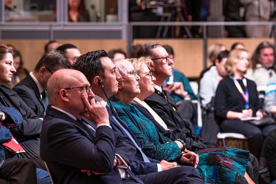 Die Er?ffnung Chemnitz - Kulturhauptstadt Europas 2025-stock-foto