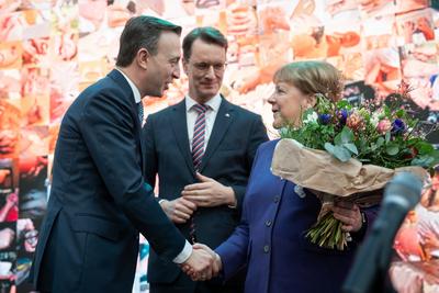 CDU NRW Neujahrsempfang-stock-foto
