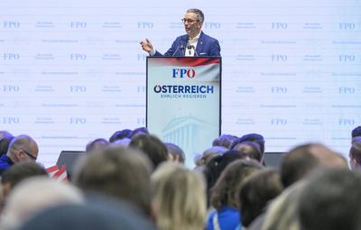 20250118 Neujahrstreffen der FPOE-stock-photo