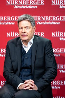 Wirtschaftsminister Robert Habeck im Dialog mit dem VNP, N?rnberg, 19.01.2025-stock-foto