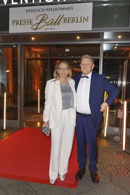Barbara Slowik Meisel mit Ehemann Christian Meisel-stock-foto