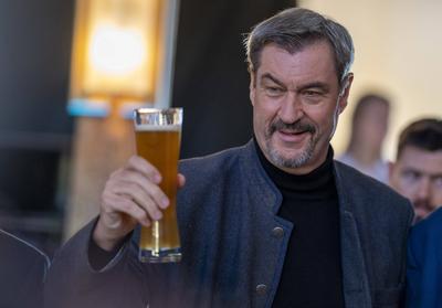 Wei?wurstfr?hst?ck - CDU Wahlkampftour Bundestagswahl 2025-stock-foto