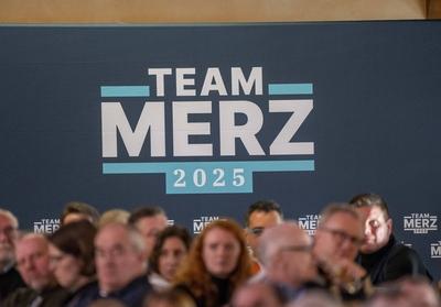 Wei?wurstfr?hst?ck - CDU Wahlkampftour Bundestagswahl 2025-stock-foto