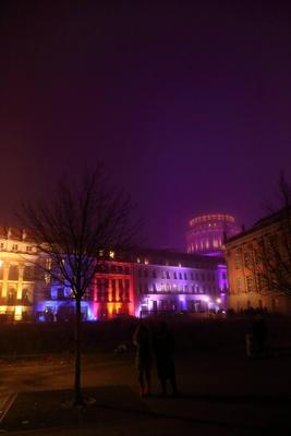 Unterwegs im Licht-stock-foto