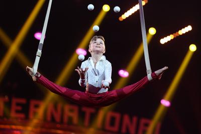 3eme Spectacle de sélection du 47eme Festival International du cirque de Monte Carlo-stock-photo