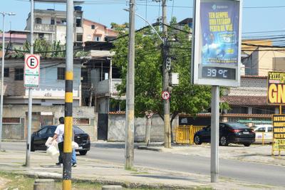 High temperature in the city of Rio de Janeiro-stock-foto