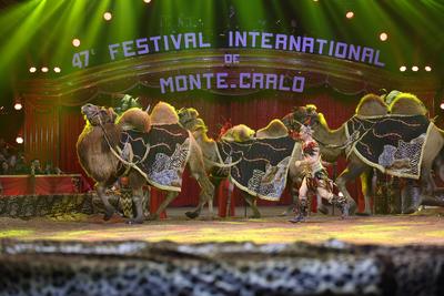 3eme Spectacle de sélection du 47eme Festival International du cirque de Monte Carlo-stock-photo