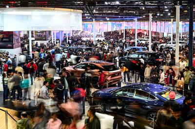 Bharat Mobility Global Expo 2025-stock-photo