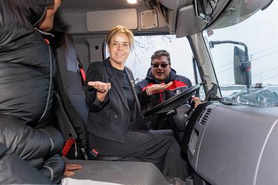 Start der Kampagne E-Trucks.NRW-stock-foto