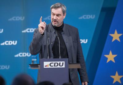Wei?wurstfr?hst?ck - CDU Wahlkampftour Bundestagswahl 2025-stock-foto