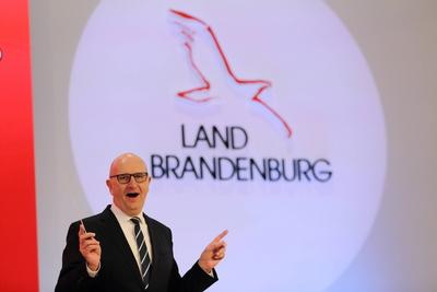 Internationale Gr?ne Woche Berlin Brandenburg-Tag-stock-foto