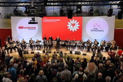 Internationale Gr?ne Woche Berlin Brandenburg-Tag-stock-foto