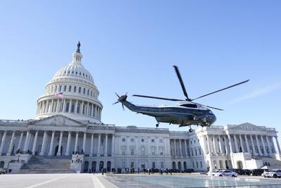 Trump and Vance Swearing-In at the US Capitol-stock-photo