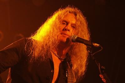 16/ Konzert: Thin Lizzy , S?nger und Gitarrist John Sykes, im Berliner Postbahnhof, Musik, Berlin Berlin Deutschland, Ge-stock-photo