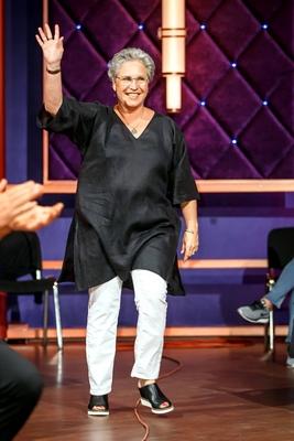 MDR Riverboat Schauspielerin Katerina Jacob anl??lich der Aufzeichnung der MDR Talkshow Riverb-stock-foto