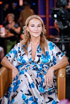 MDR - Riverboat. Schauspielerin Caroline Beil anl??lich der Aufzeichnung der MDR - Talkshow Riverboat am 23.08.2024 in d-stock-foto