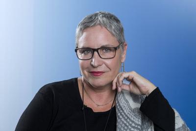 131/ Schauspielerin Katerina Jacob, Riverboat beim MDR in Leipzig, 14.10.2016, Fototermin, Foto-Studio on Location Leip-stock-foto