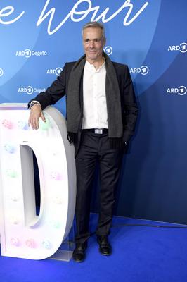 Hannes Jaenicke bei der ARD Blue Hour im Rahmen der Berlinale 2023 / 73. Internationale Filmfestspiele Berlin im Museum-stock-foto