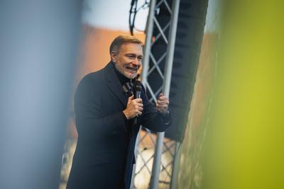 WAHLKAMPFVERANSTALTUNG ZUR BUNDESTAGSWAHL DER FDP IN ERFURT-stock-foto