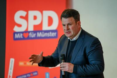 Bundestagswahlkampf 2025 --stock-foto