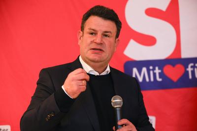 Bundestagswahlkampf 2025 --stock-foto