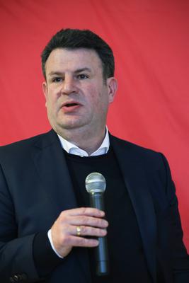 Bundestagswahlkampf 2025 --stock-foto
