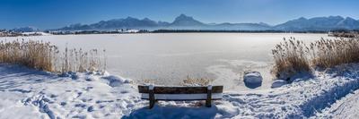 Winterlandschaft im Allg?u-stock-foto