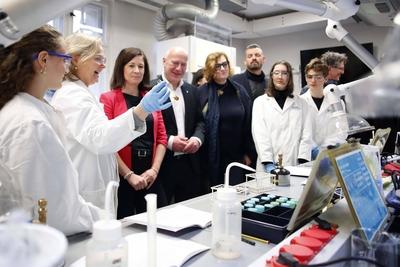 21.01.2025, Berliner im Bezirk Pankow in Berlin, Wissenschafts- und Techcampus Berlin-Buch; BerlinBioCube, Mit seinen bi-stock-foto