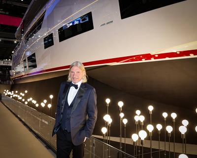 BOOT Messe Unternehmer Frank Otto (Deutsche Meeresstiftung) D?sseldorf Blue Motion Night NRW Deutschland *** BOOT Trade-stock-foto